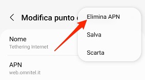 Salvataggio modifiche secondo passaggio